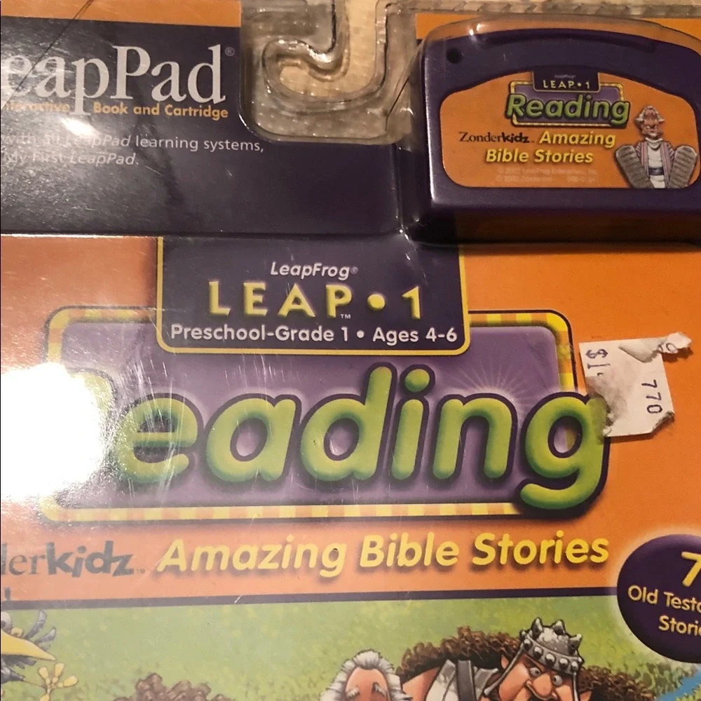 🆕LeapFrog LeapPad Reading Cartridge & Activity Book - Orange